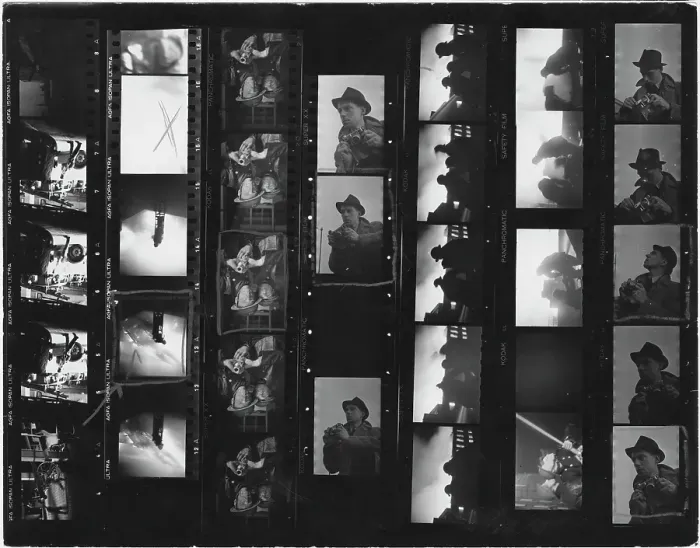 Framed Print : Firefighting During The Blitz
