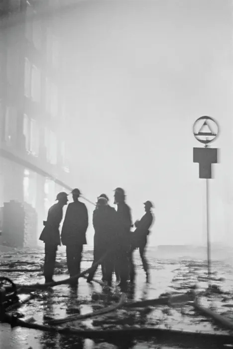 Framed Print : Firefighting During The Blitz Framed Print : Firefighting During The Blitz