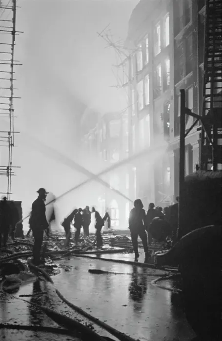 Framed Print : Firefighting During The Blitz Framed Print : Firefighting During The Blitz