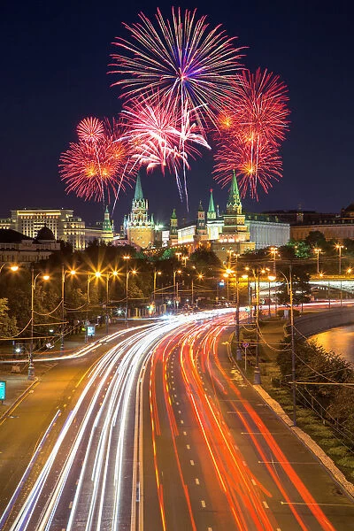 Firework over Kremlin