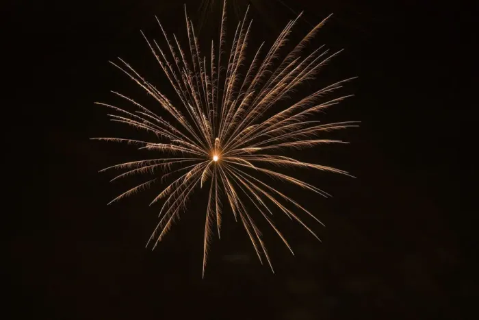 Framed Print : Fireworks, Laval, Quebec, Canada