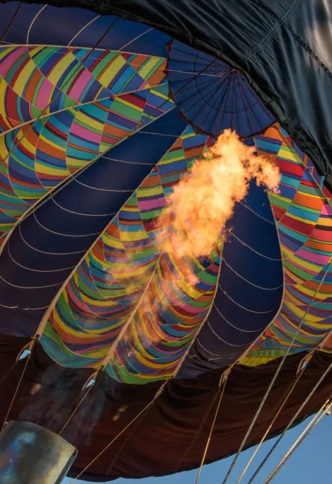 Framed Print : Firing the Balloon Framed Print : Firing the Balloon