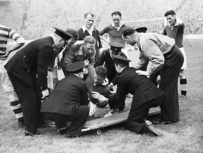 Framed Print : First Aid On Pitch Framed Print : First Aid On Pitch