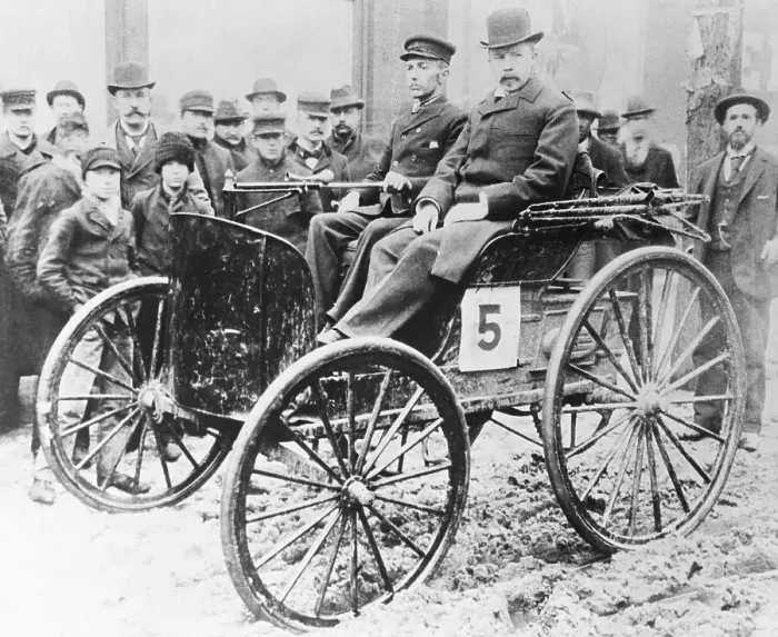 Framed Print : First Auto Race From Chicago To Evanston Framed Print : First Auto Race From Chicago To Evanston