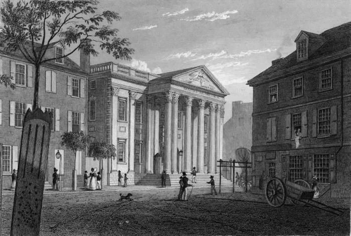 Framed Print : First Bank Of The United States Framed Print : First Bank Of The United States