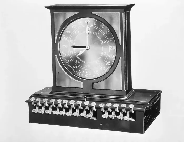 Framed Print : The First Cash Register Framed Print : The First Cash Register