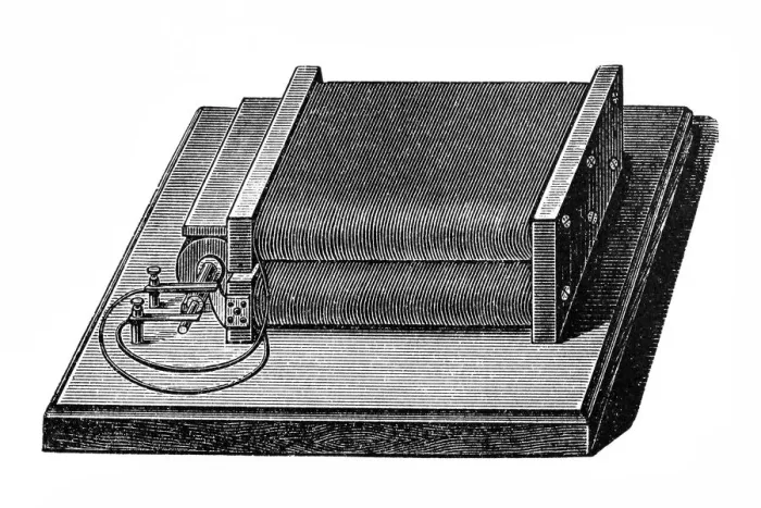 Framed Print : First dynamo machine, Siemens 1856 Framed Print : First dynamo machine, Siemens 1856