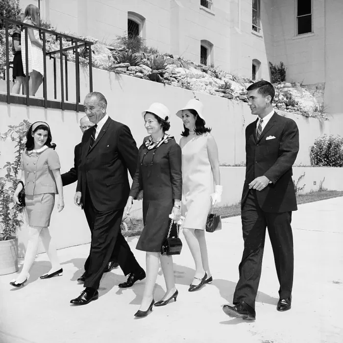 Framed Print : First Family And Friends Leaving Church Framed Print : First Family And Friends Leaving Church