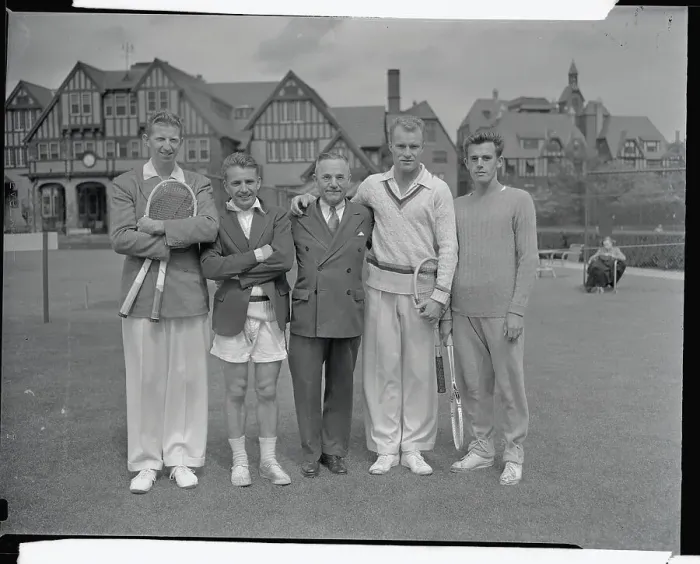 Framed Print : First Group Portrait of 1937 United States Davis Cup Team Framed Print : First Group Portrait of 1937 United States Davis Cup Team