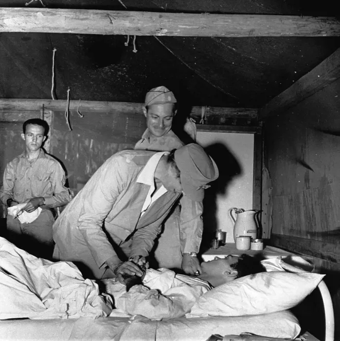 Framed Print : First Lady Eleanor Roosevelt Visiting Field Hospital Framed Print : First Lady Eleanor Roosevelt Visiting Field Hospital