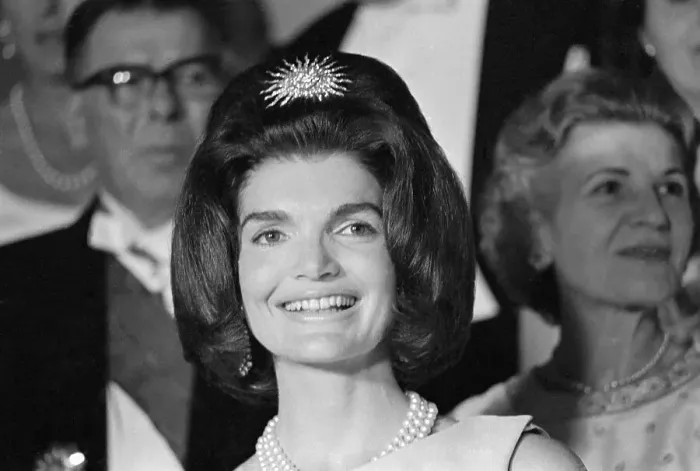 Framed Print : First Lady Jackie Kennedy at State Dinner Framed Print : First Lady Jackie Kennedy at State Dinner