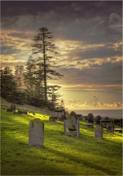 Framed Print : First light over Kingston Cemetery Framed Print : First light over Kingston Cemetery