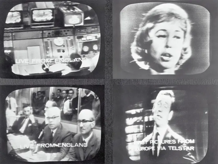 Framed Print : First Live Television Broadcast from Europe Framed Print : First Live Television Broadcast from Europe
