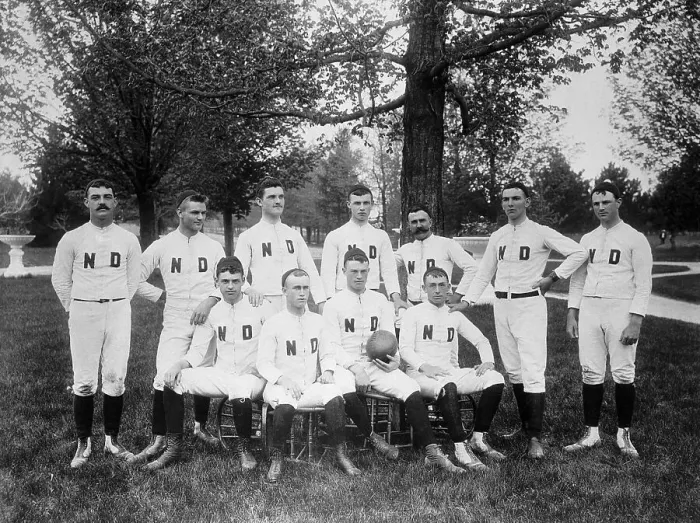 Framed Print : First Notre Dame Football Team Framed Print : First Notre Dame Football Team