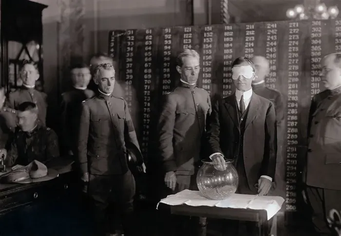 Framed Print : First Number Chosen in World War I Draft Lottery Framed Print : First Number Chosen in World War I Draft Lottery