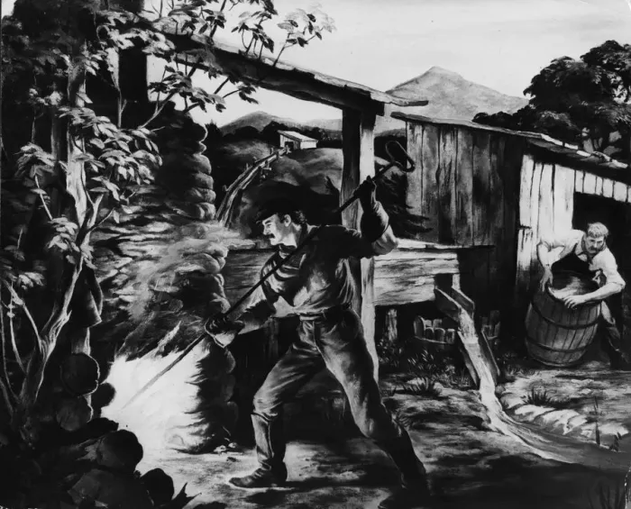 Framed Print : The First Oil Well Framed Print : The First Oil Well