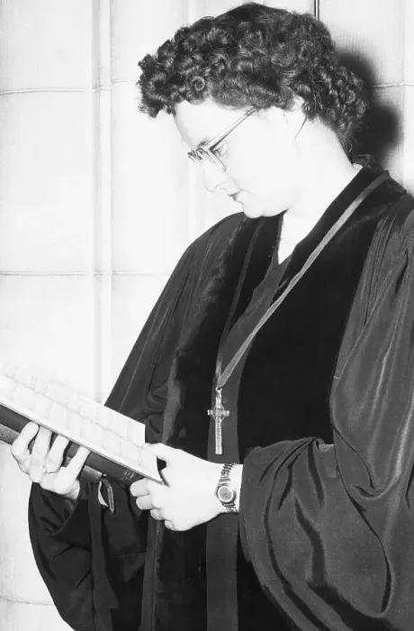Framed Print : First Presbyterian Woman Minister