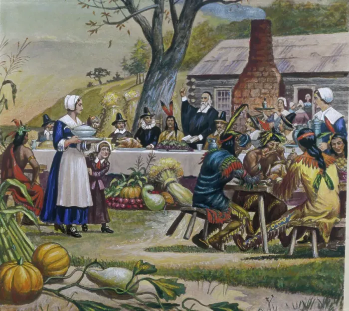 Framed Print : First Thanksgiving Framed Print : First Thanksgiving