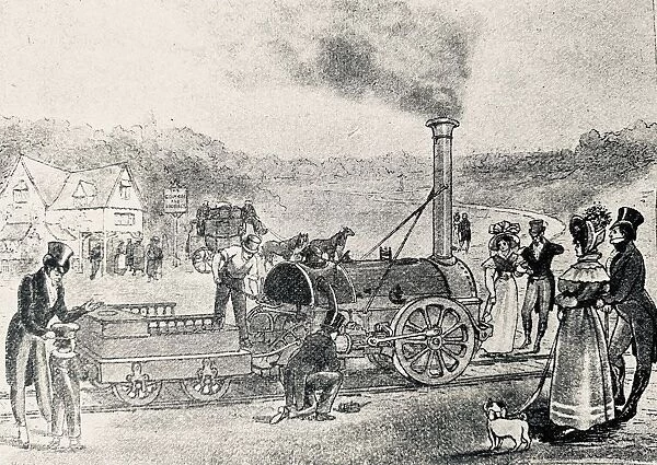 First train from Stockton to Darlington on 27 September 1825