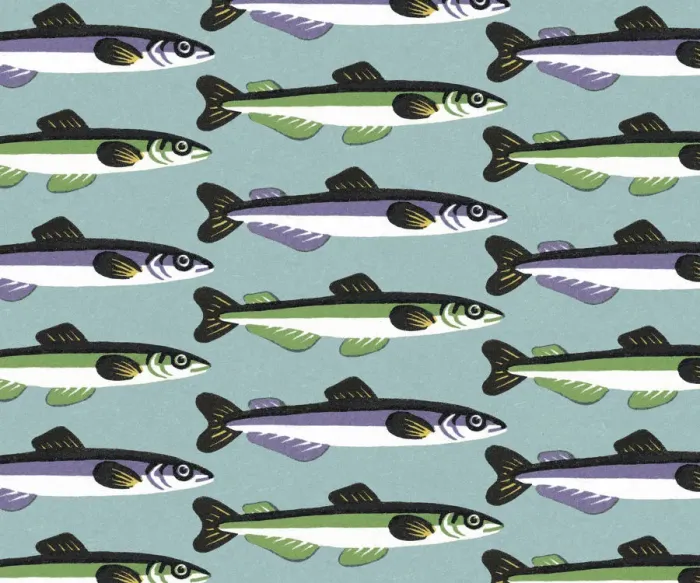 Framed Print : Fish Pattern Framed Print : Fish Pattern