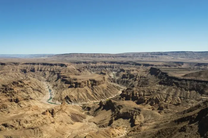 Framed Print : Fish River Canyon or Fischfluss Canyon, Namibia