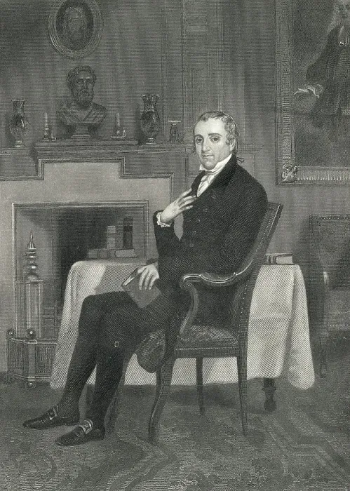 Framed Print : Fisher Ames In Illustration / Seated Framed Print : Fisher Ames In Illustration / Seated