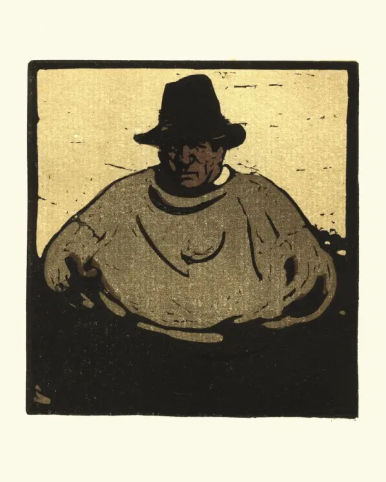 Framed Print : Fisher by W Nicholson Framed Print : Fisher by W Nicholson