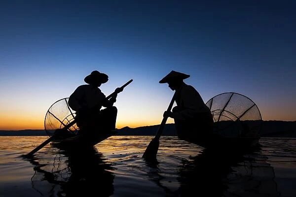 Fishermen at Inle lake