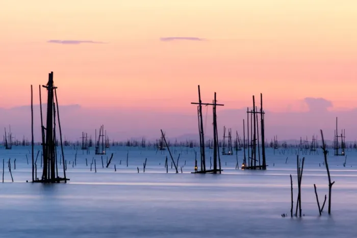 Framed Print : Fishery in Songkla lake Framed Print : Fishery in Songkla lake