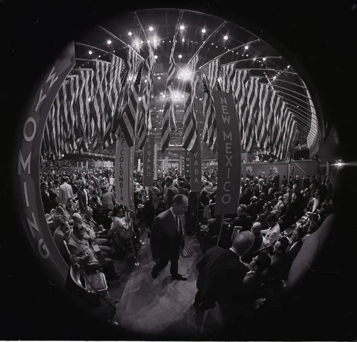 Framed Print : Fisheye Of Convention Hall Framed Print : Fisheye Of Convention Hall