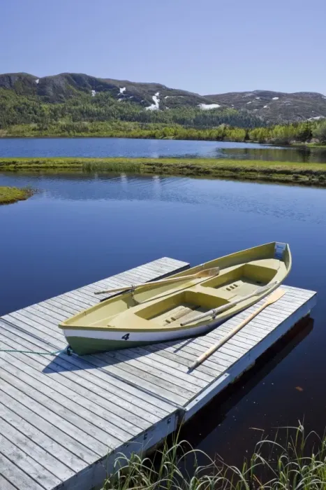 Framed Print : Fishing boat on the clear lake Almotjonna, Denstad, Norway, Scandinavia, Europe Framed Print : Fishing boat on the clear lake Almotjonna, Denstad, Norway, Scandinavia, Europe