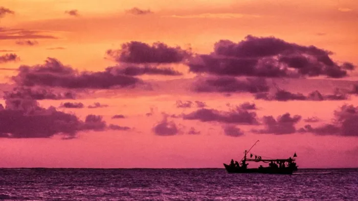 Framed Print : Fishing Boat near Pulau Panaitan Framed Print : Fishing Boat near Pulau Panaitan