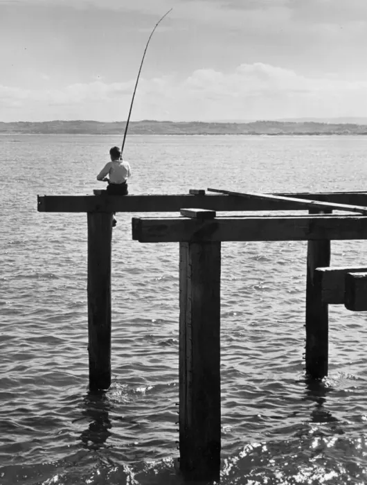 Framed Print : Fishing On Pier Framed Print : Fishing On Pier