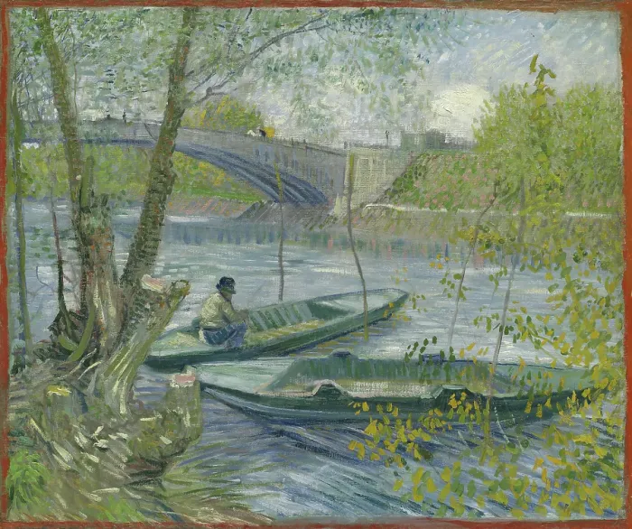 Framed Print : Fishing In Spring Framed Print : Fishing In Spring
