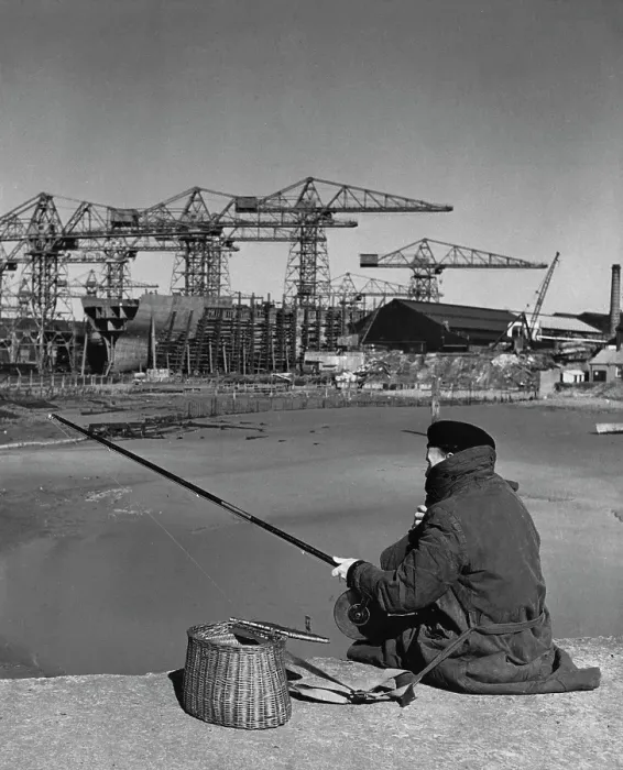 Framed Print : Fishing During Strike Framed Print : Fishing During Strike