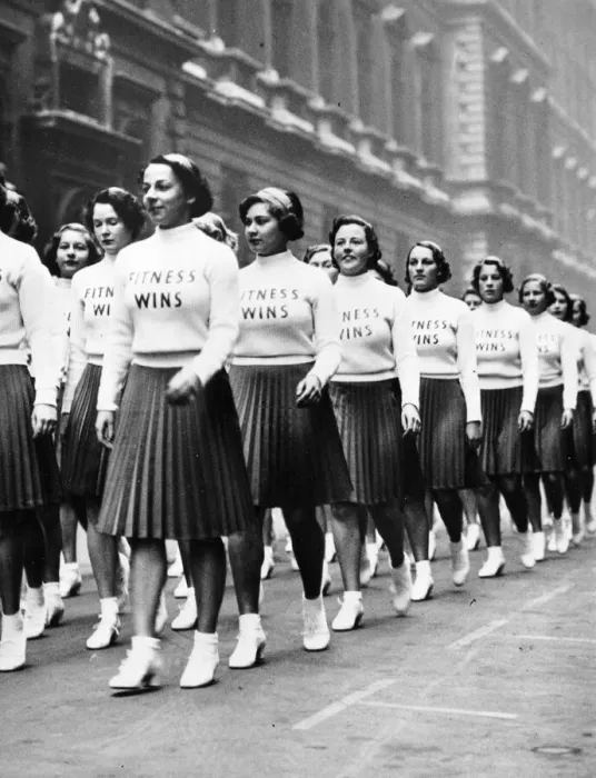 Framed Print : Fitness Parade Framed Print : Fitness Parade