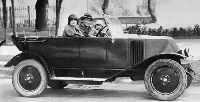 Framed Print : The Fitzgeralds Going for a Drive Framed Print : The Fitzgeralds Going for a Drive