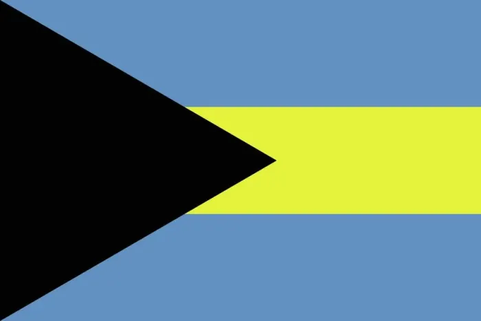 Framed Print : Flag of Bahamas Framed Print : Flag of Bahamas
