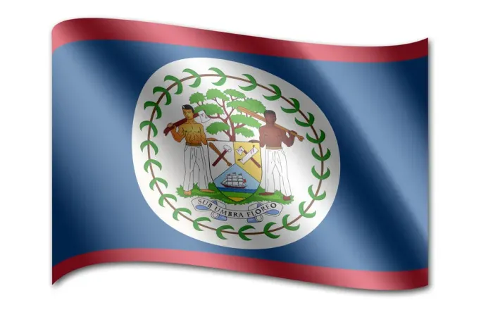 Framed Print : Flag of Belize Framed Print : Flag of Belize