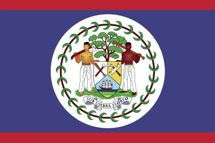 Framed Print : Flag of Belize Framed Print : Flag of Belize