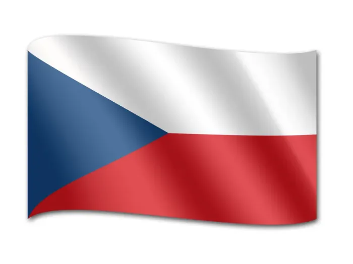Framed Print : Flag of Czech Republic Framed Print : Flag of Czech Republic