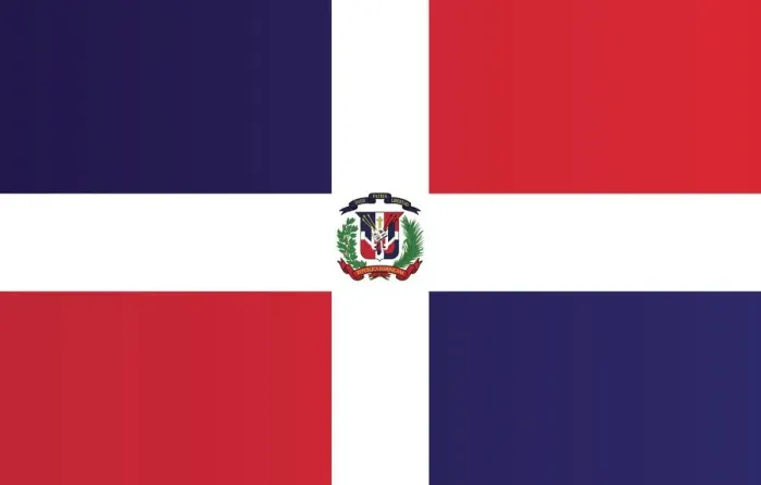 Framed Print : Flag of Dominican Republic Framed Print : Flag of Dominican Republic