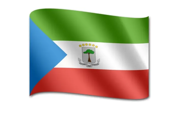 Framed Print : Flag of Equatorial Guinea Framed Print : Flag of Equatorial Guinea