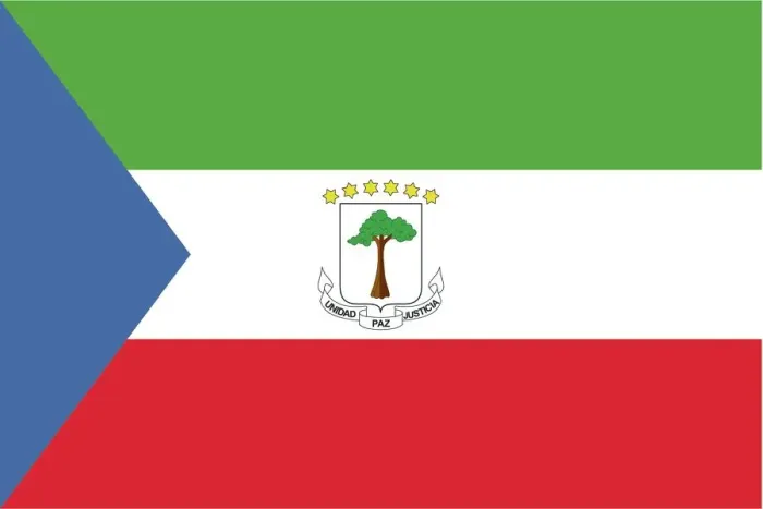 Framed Print : Flag Equatorial Guinea
