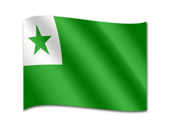 Flag of the Esperanto international auxiliary language