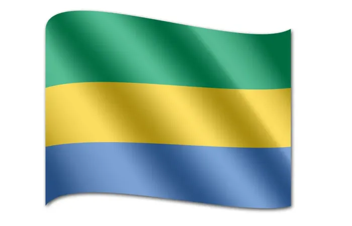 Framed Print : Flag of Gabon Framed Print : Flag of Gabon