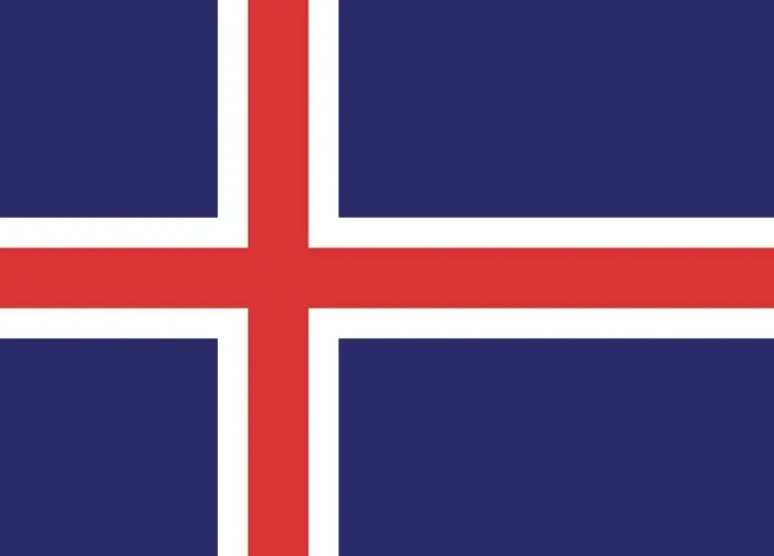 Framed Print : Flag of Iceland