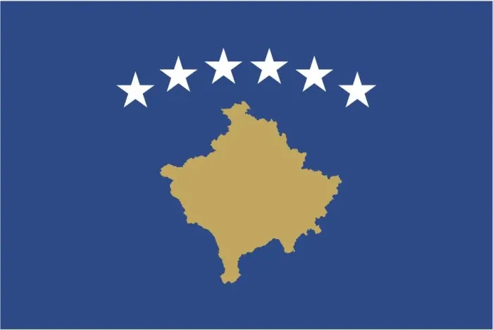 Framed Print : Flag Kosovo Framed Print : Flag Kosovo
