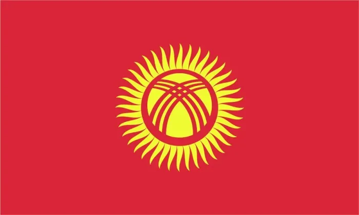 Framed Print : Flag Kyrgyzstan Framed Print : Flag Kyrgyzstan