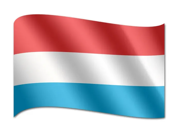 Framed Print : Flag of Luxembourg